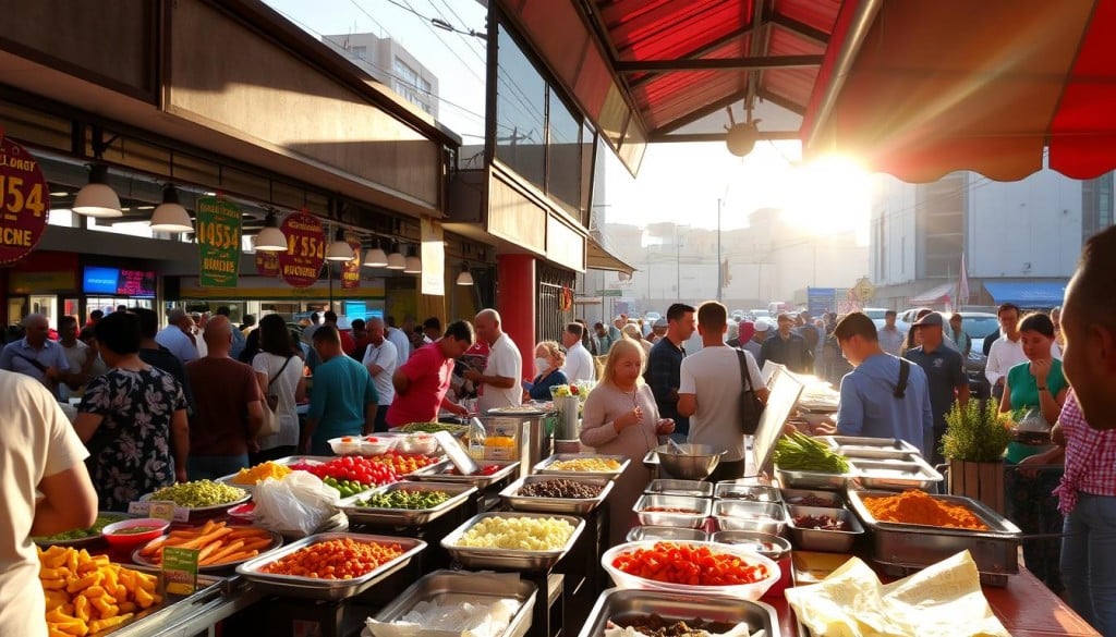 Affordable dining at food stands