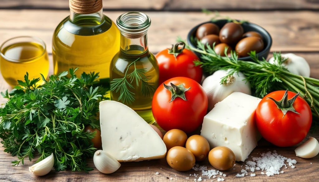 Essential Greek cooking ingredients