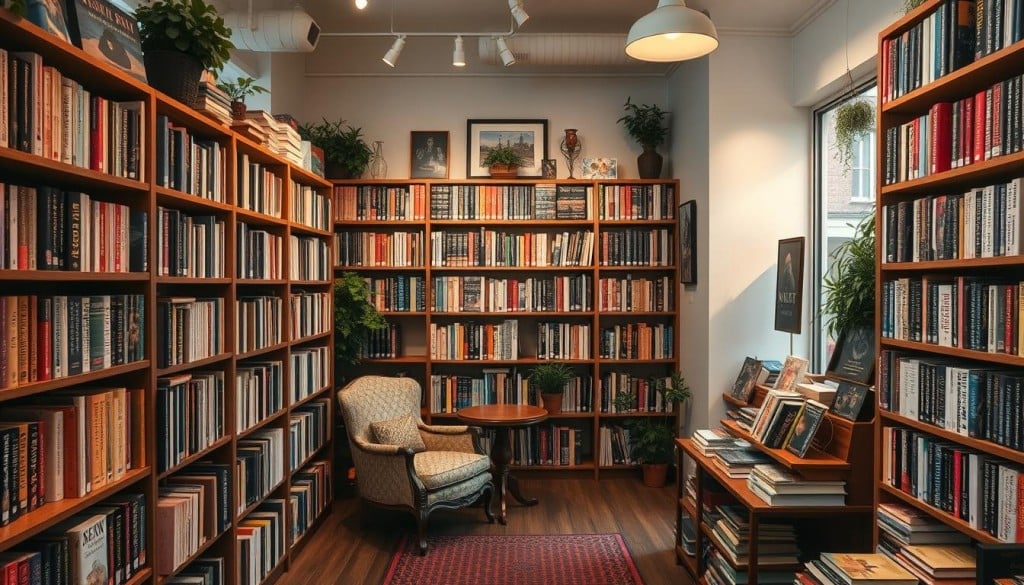 Finding bookstores with specific genres