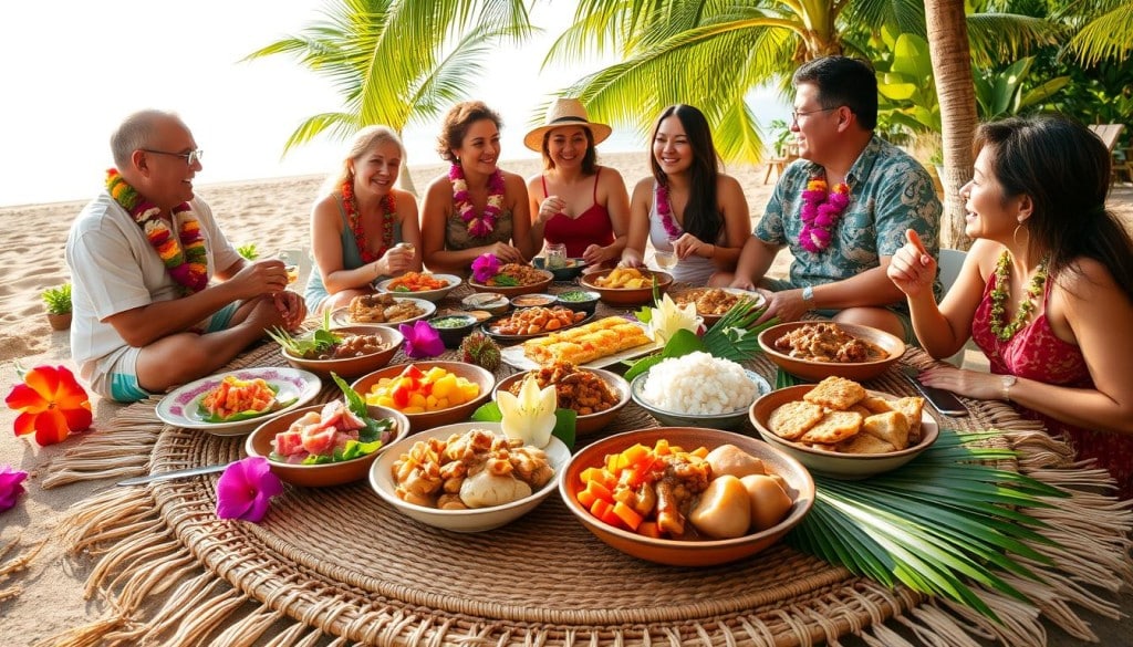 Hawaiian dining customs