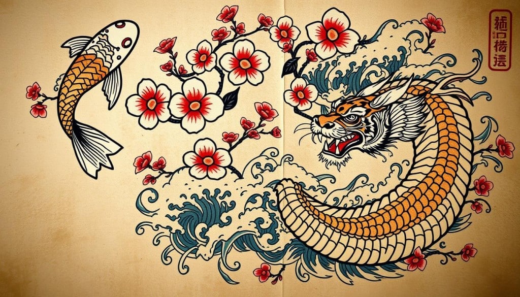Japanese tattoos and symbols