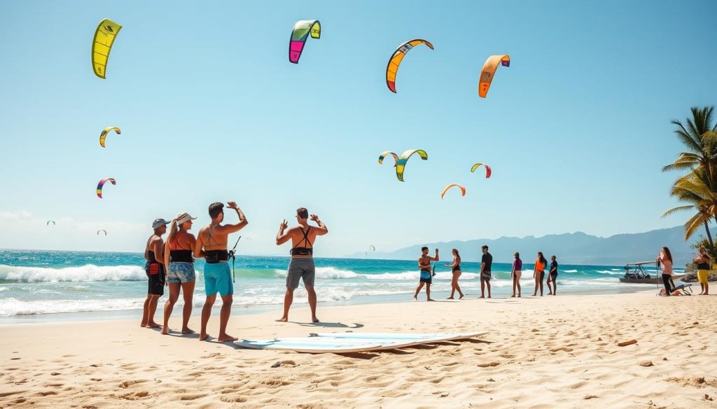 Kiteboarding schools