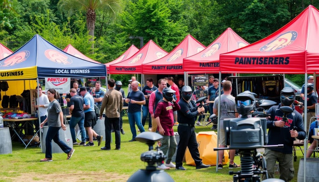 Local businesses connections through Localz for paintball venues
