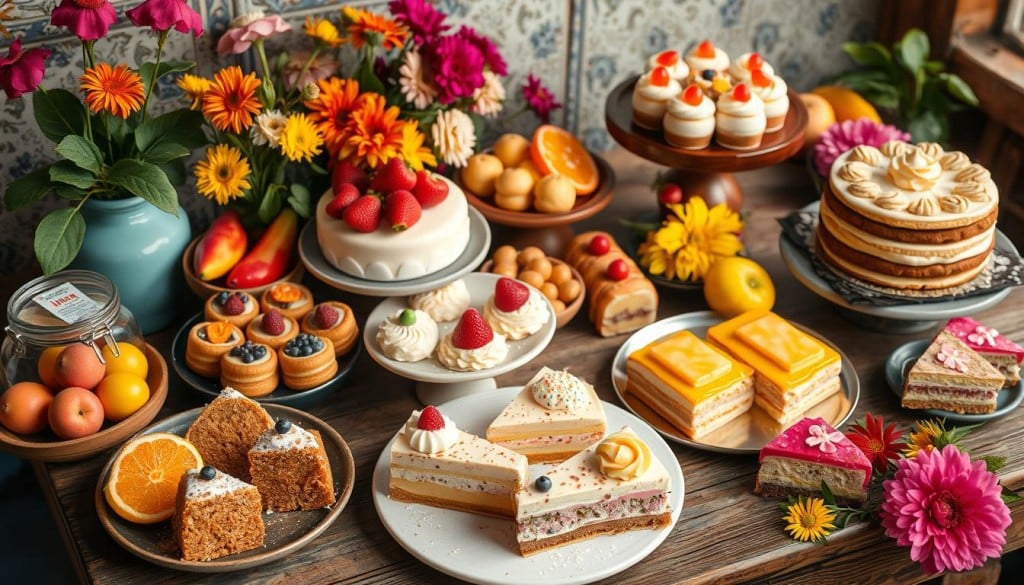 Local desserts showing community flavors and traditions.