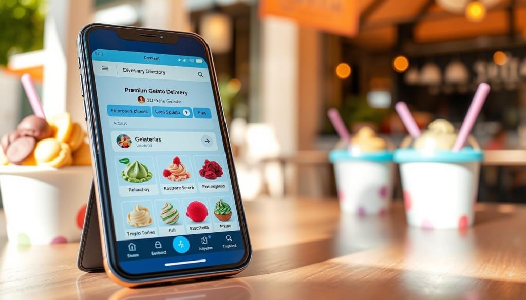 Localz gelato delivery directory