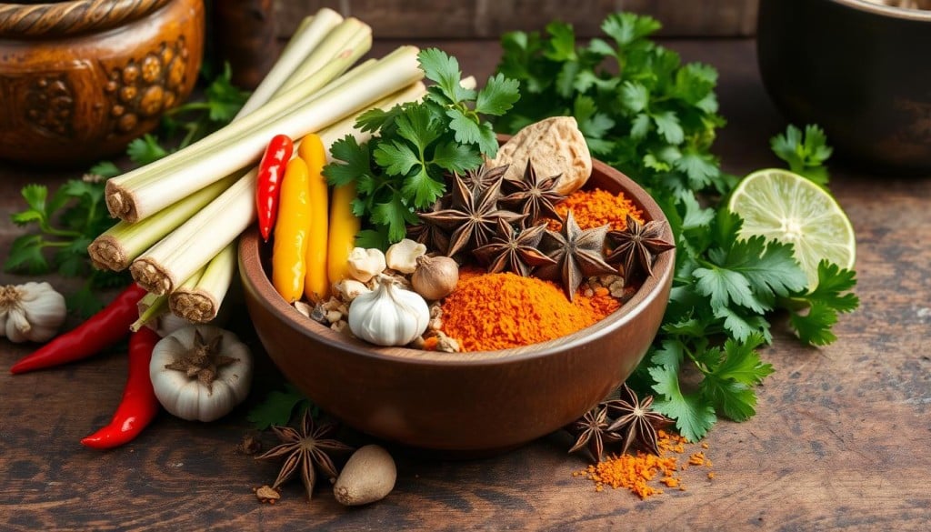 Malaysian fusion cuisine spices