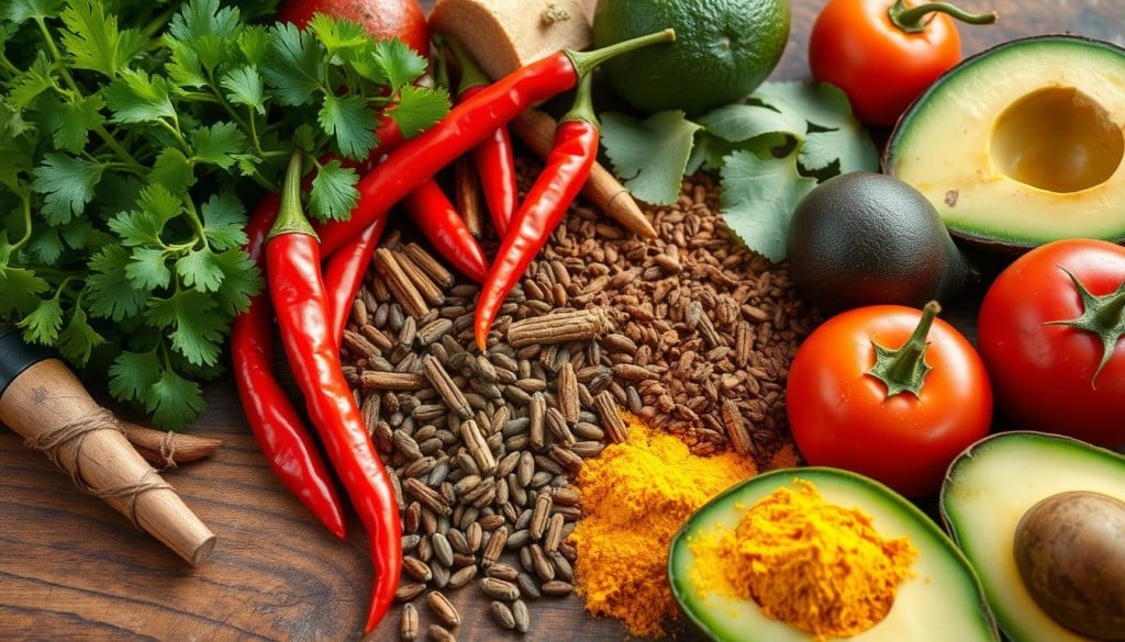 Mexican spices and flavor balance