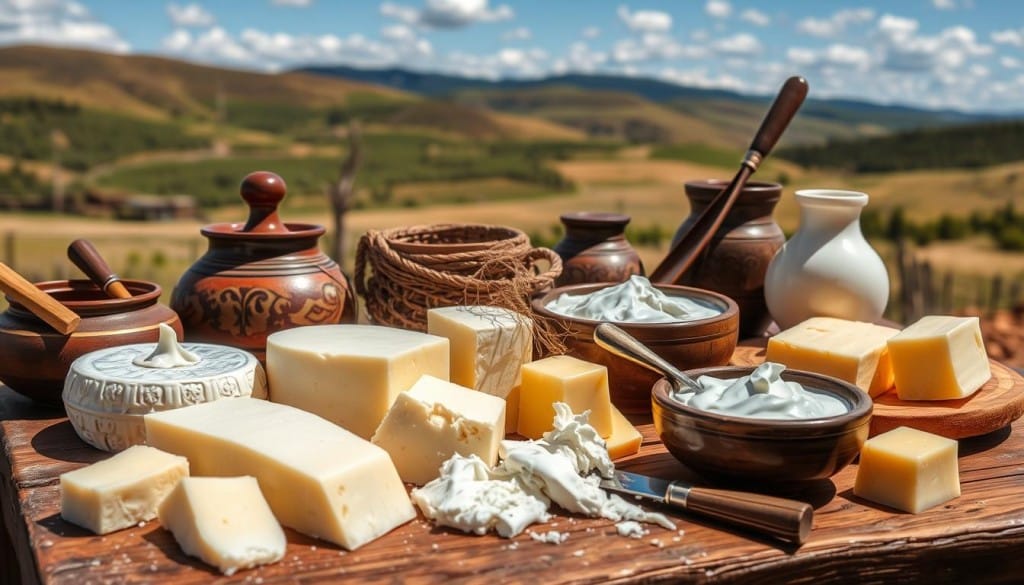 Mongolian dairy products