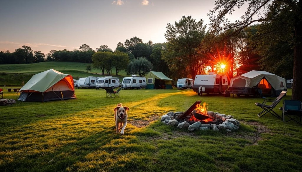Pet-friendly campgrounds