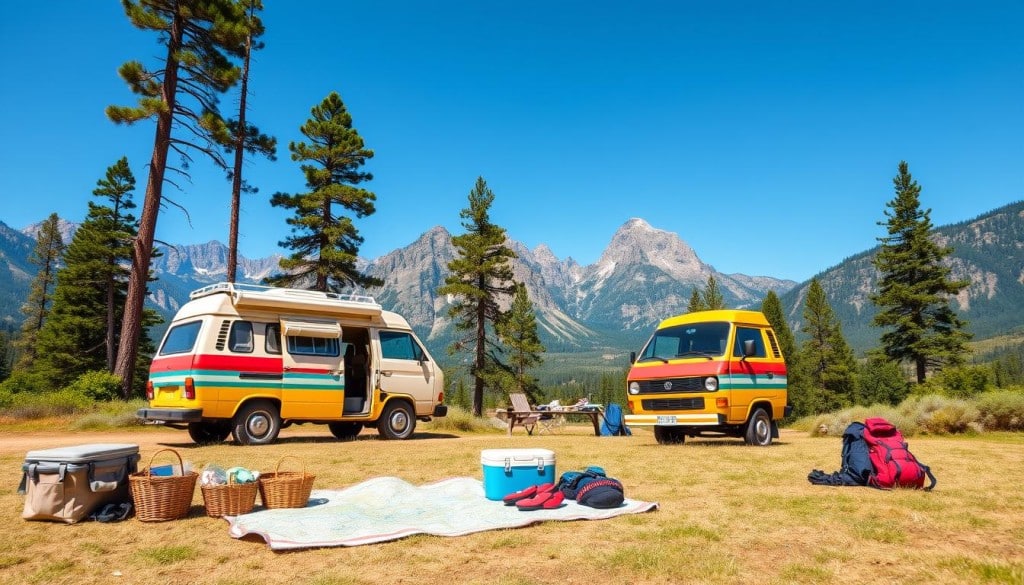 Planning an RV vacation with camper van rentals