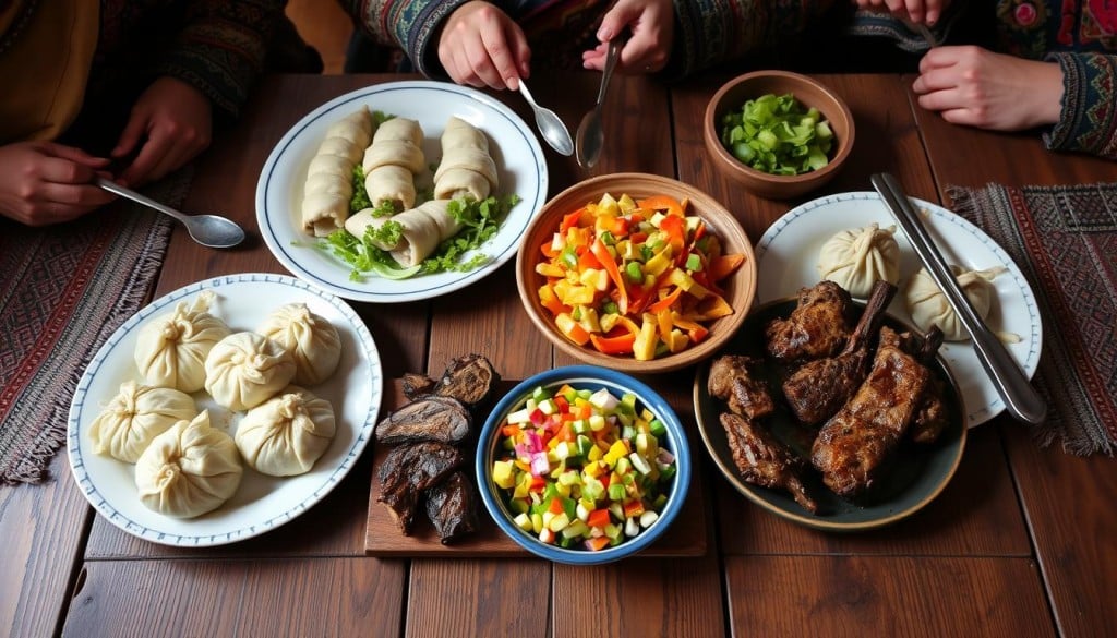 Popular Mongolian dishes