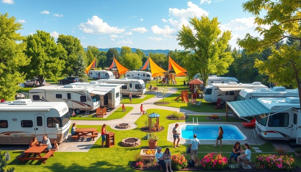 RV parks with community and amenities