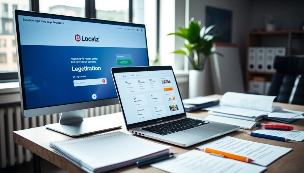 Registering business with Localz platform access