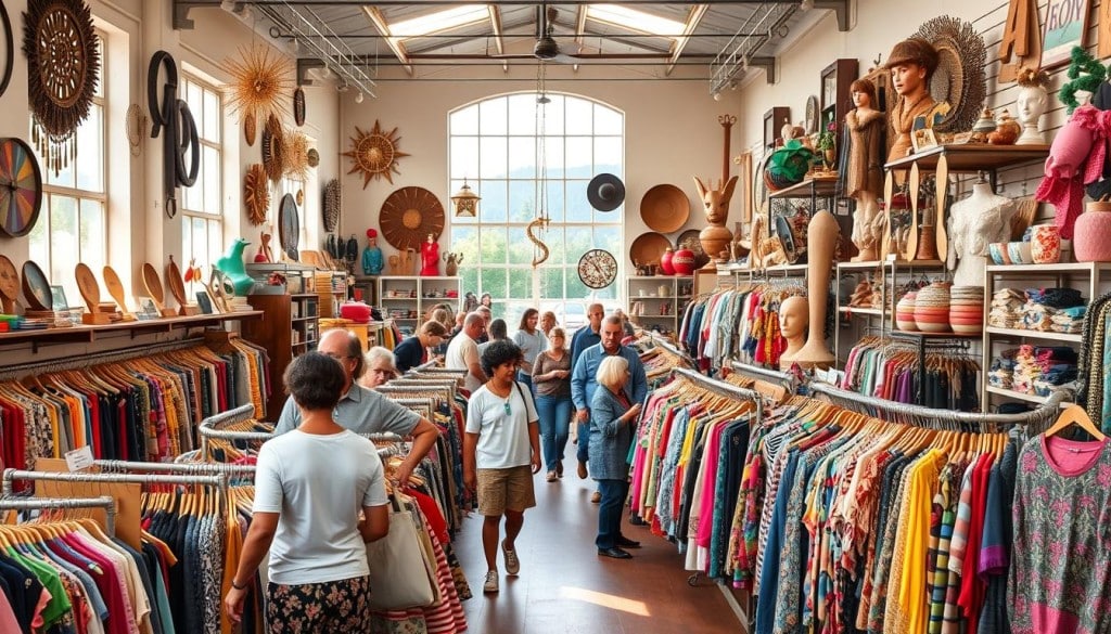 Sustainable shopping at thrift stores