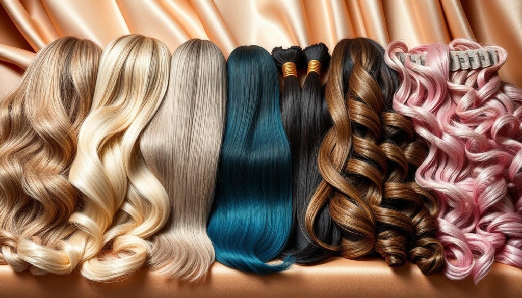Trending hair extensions styles overview