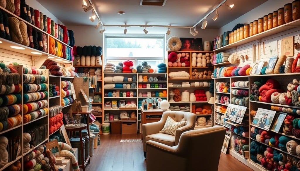 User-friendly platform for knitting supplies