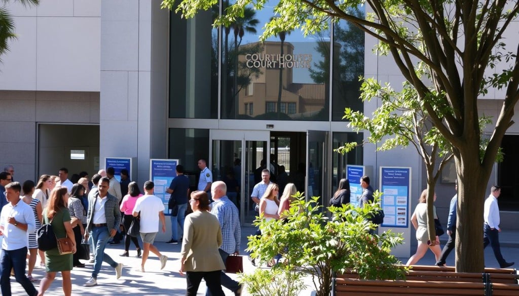 accessing courthouse services