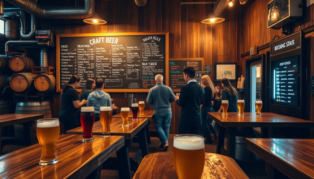 booking brewery tours