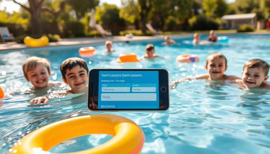 booking swim lessons convenience