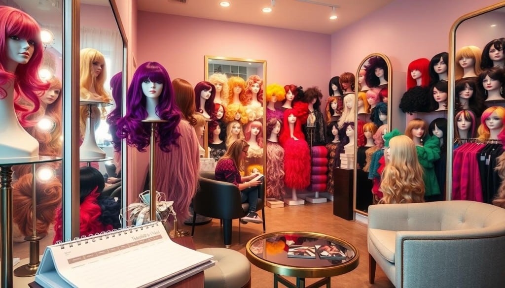 booking wig store appointments