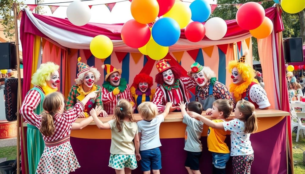 clown bookings