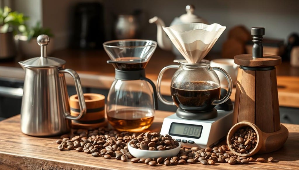 coffee brewing tools