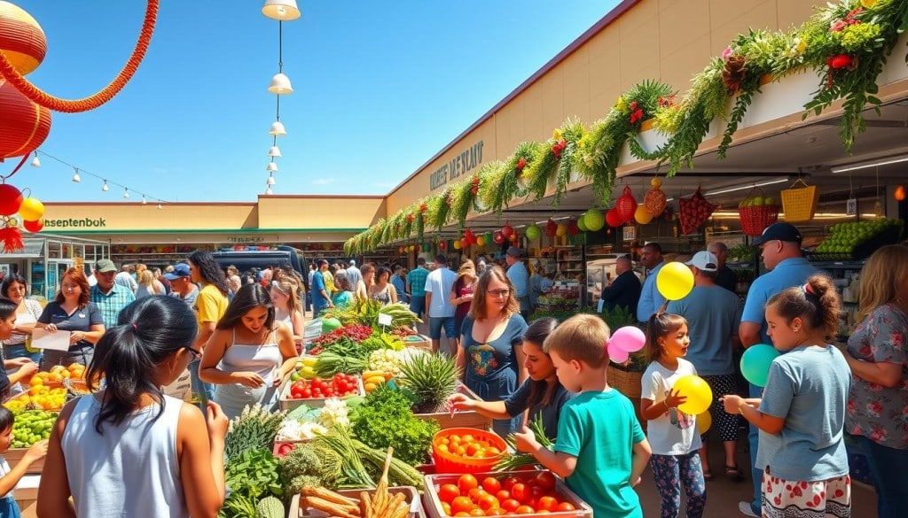 community events at supermarkets