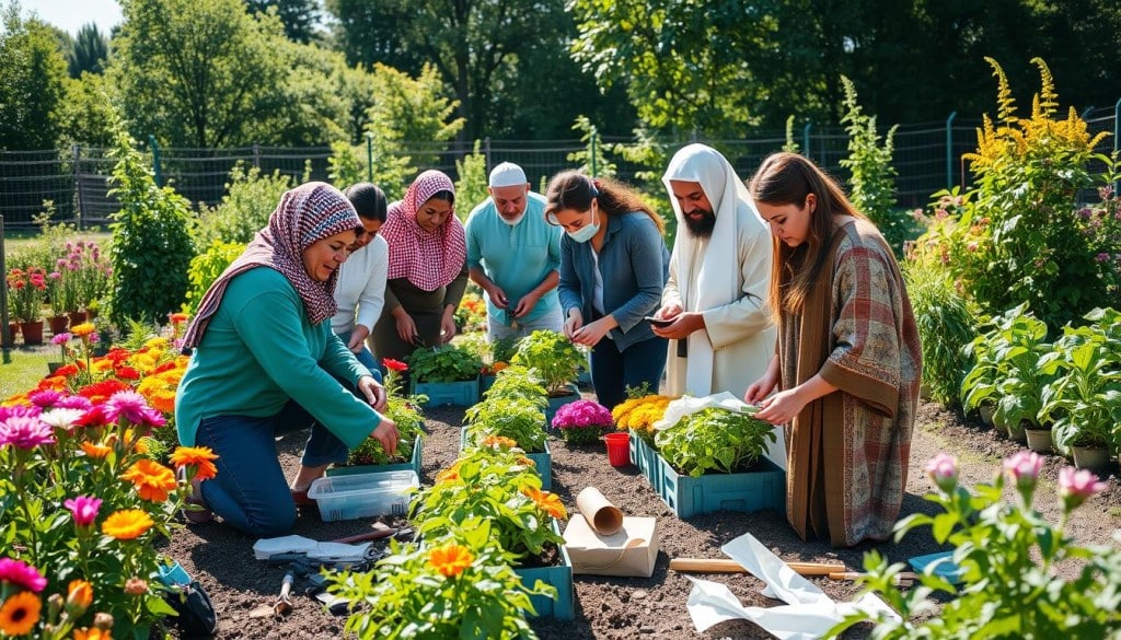 community service with religious charities