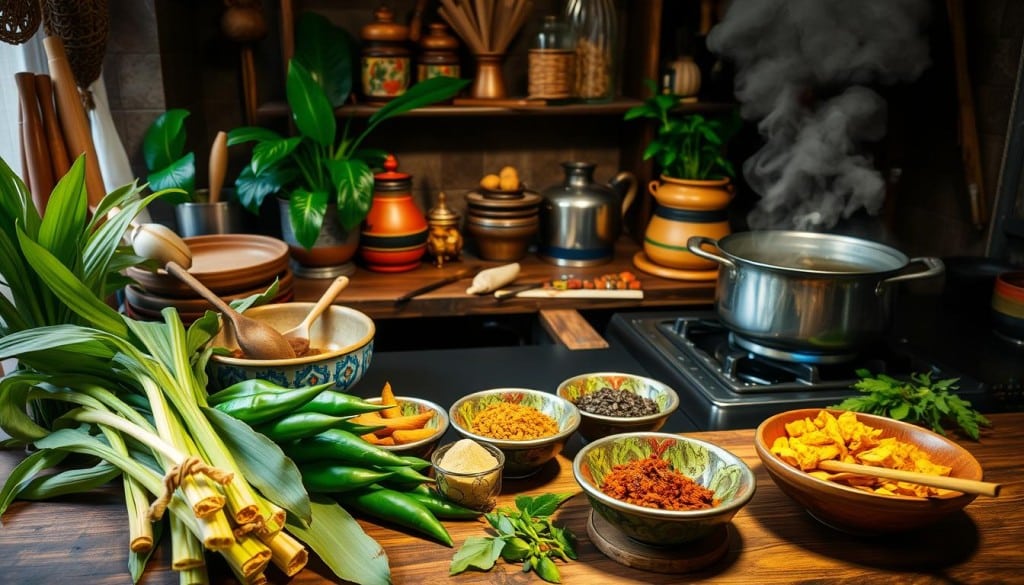 cooking Indonesian food