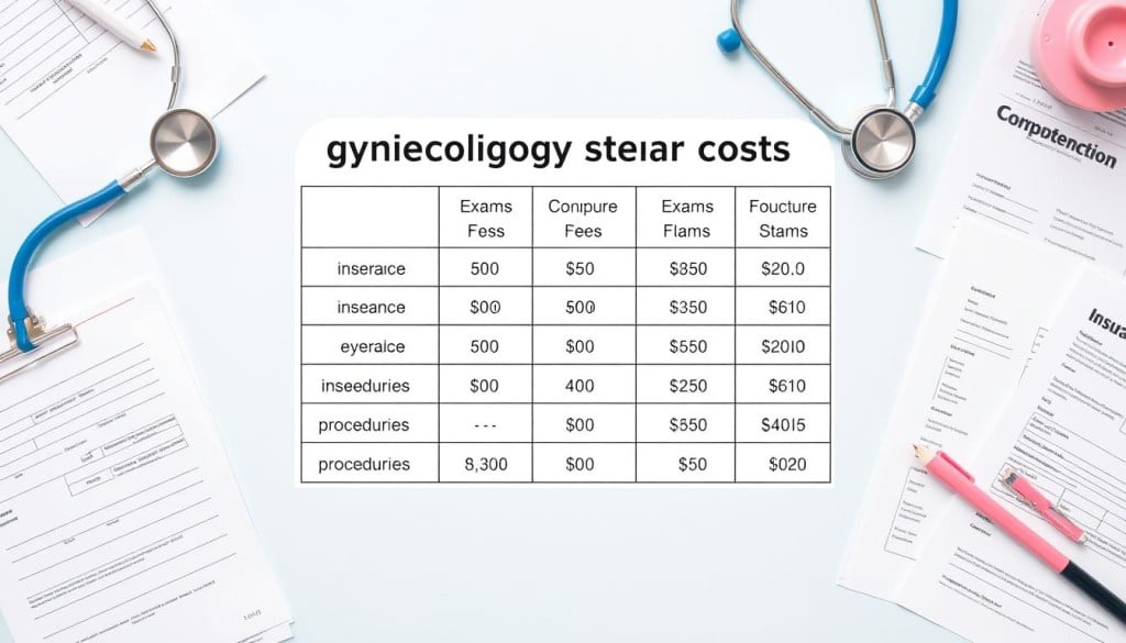 costs of gynecological services