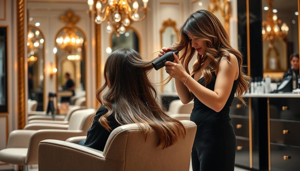customer experiences with blow dry services