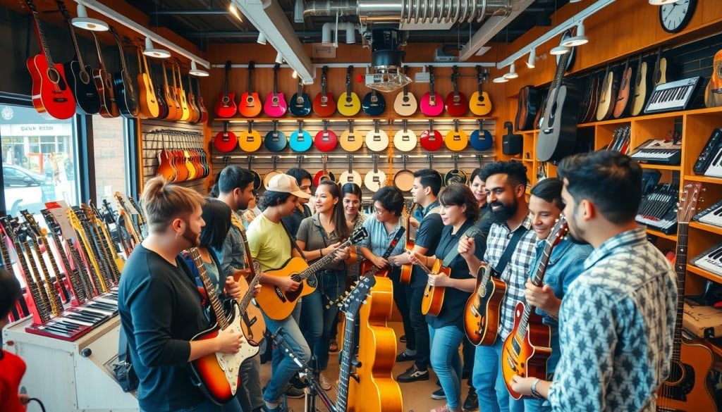 customer reviews in music shop experiences