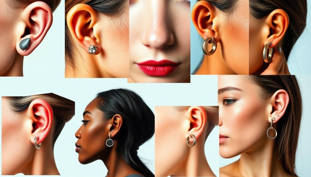 different types of piercings