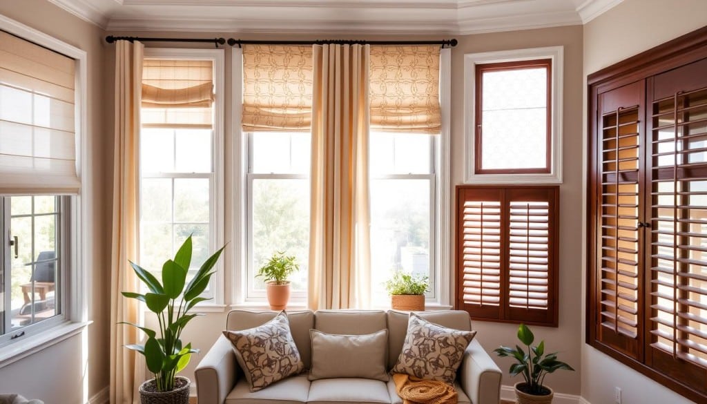 different types of window treatment styles