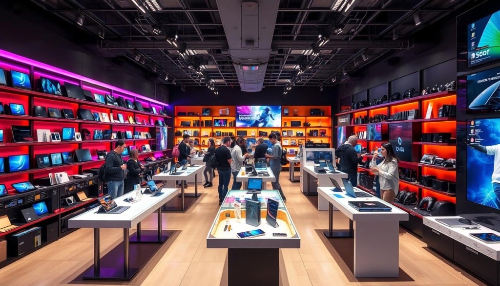 electronic shops