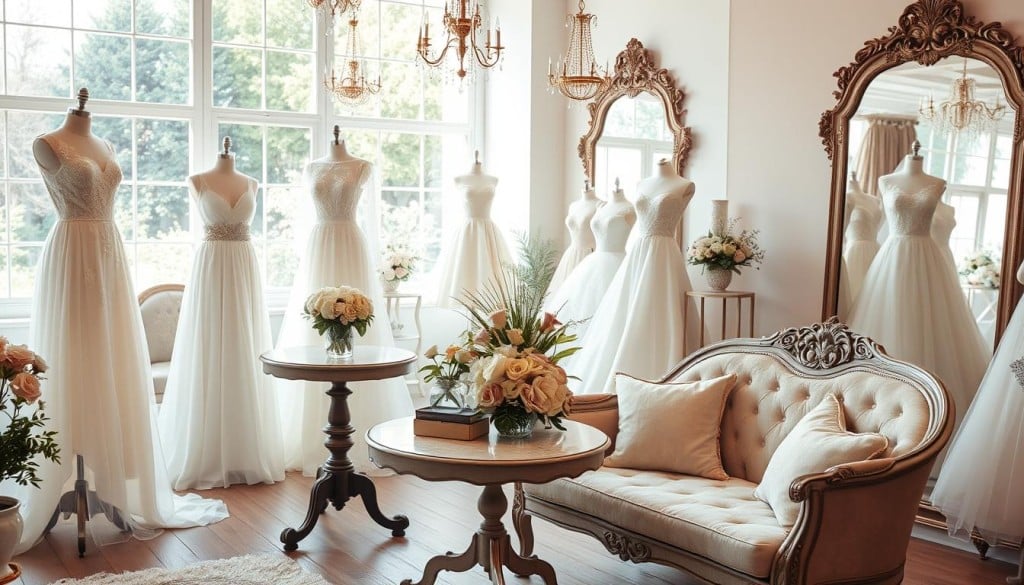 engaging with local bridal shops