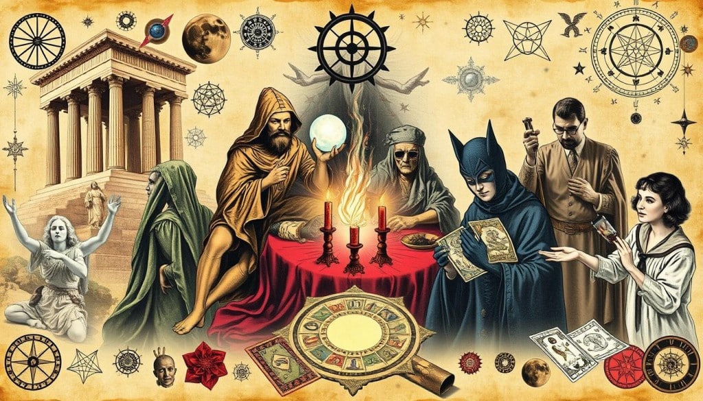 history of psychic practices