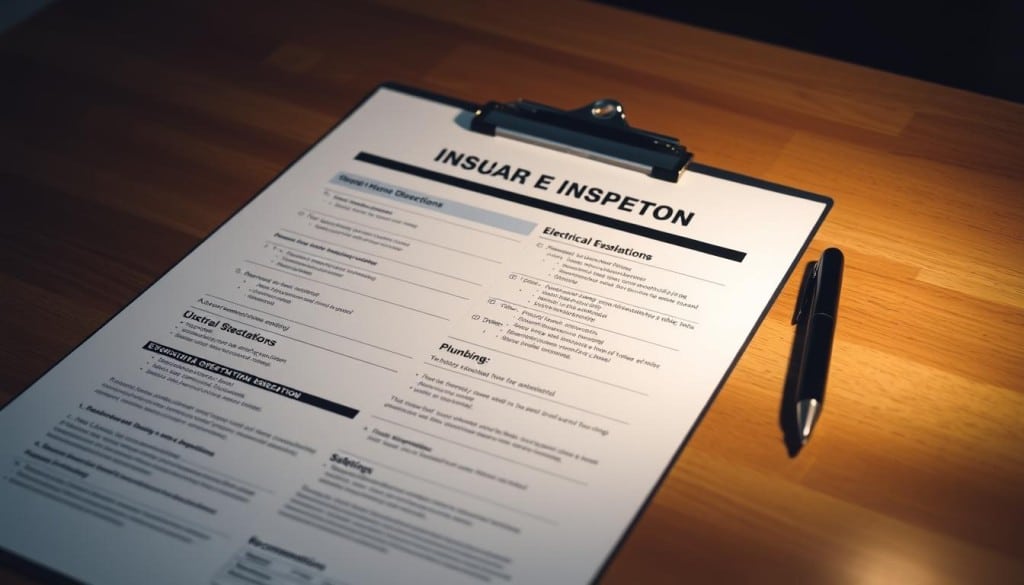 home inspection report