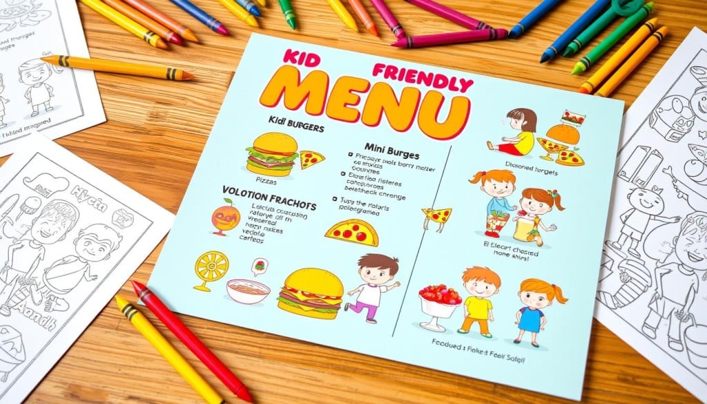 kid-friendly menu