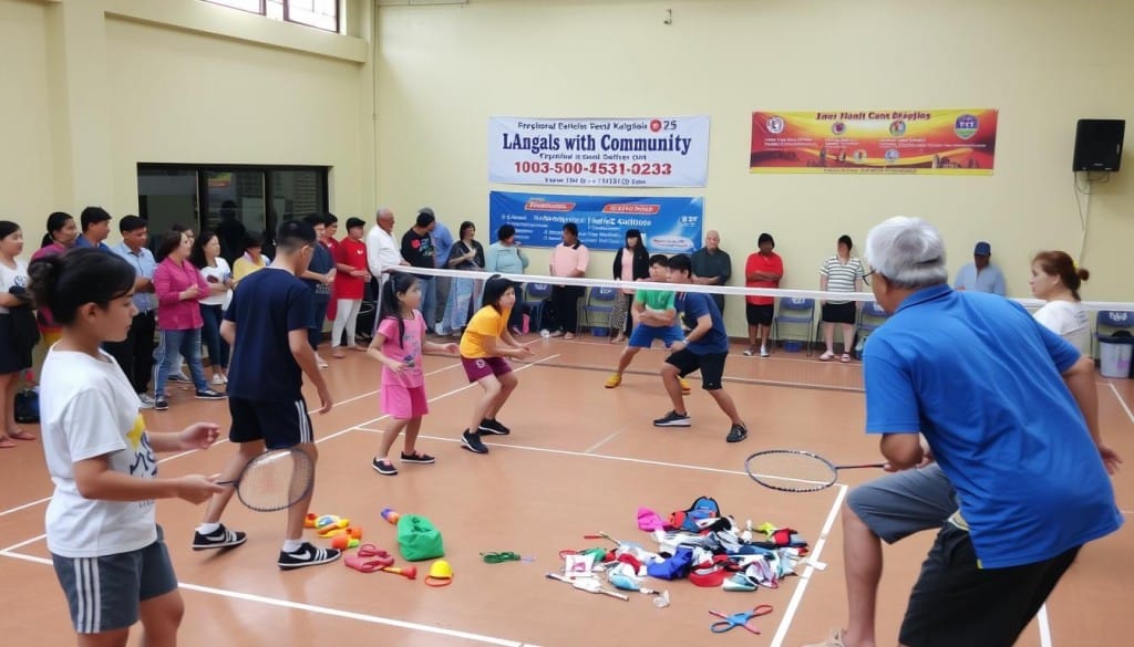 local badminton community