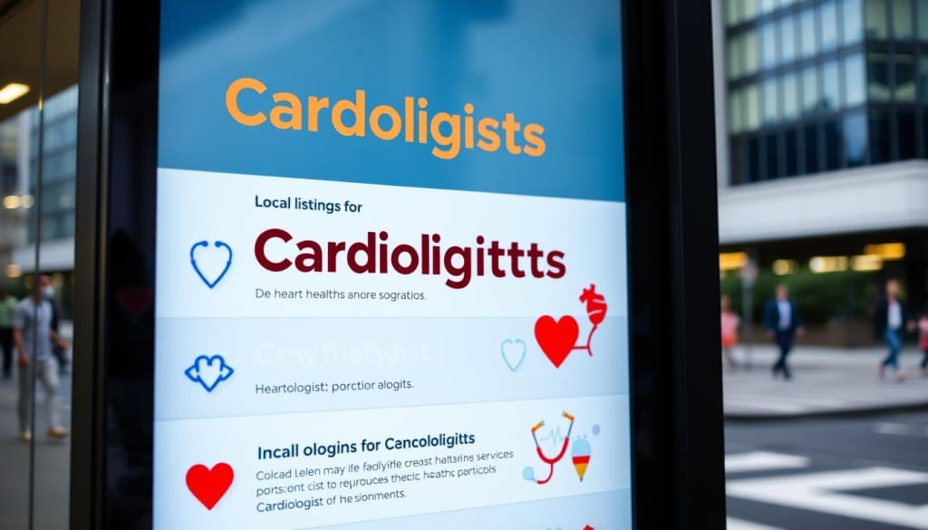 local listings for cardiologists