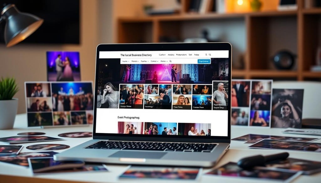 local online business directory for event photographers