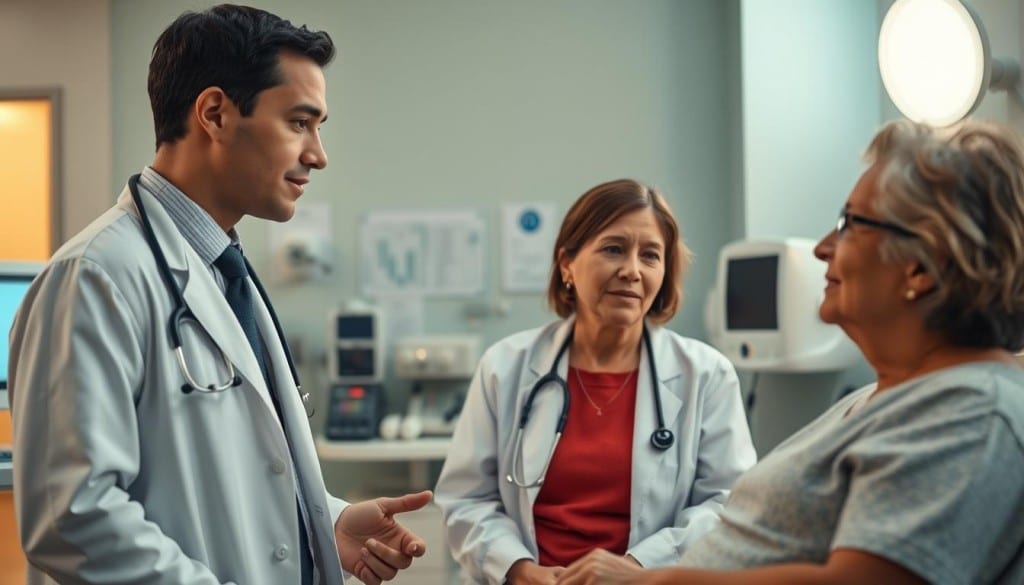 oncology doctor and patient-centered care