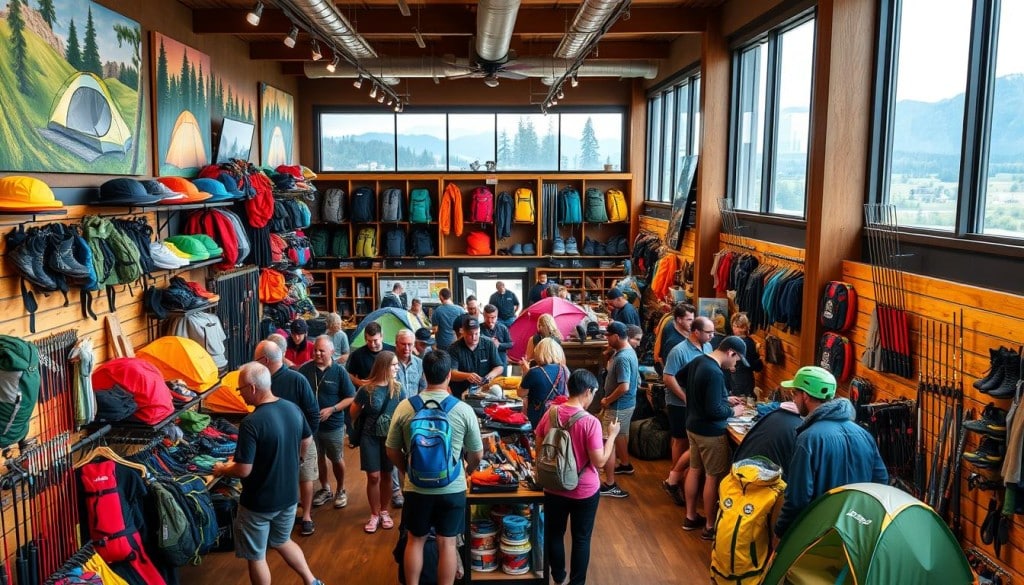 outdoor equipment stores