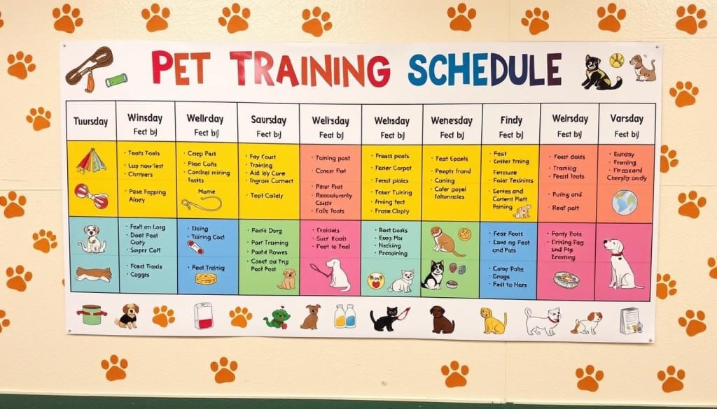 pet training schedule