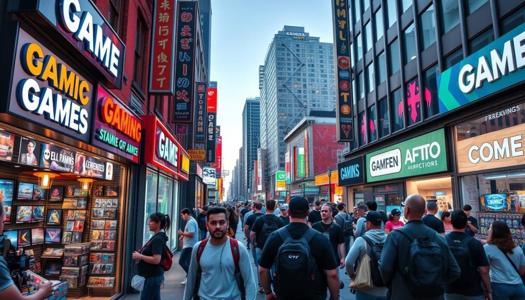 popular gaming retailers in major cities