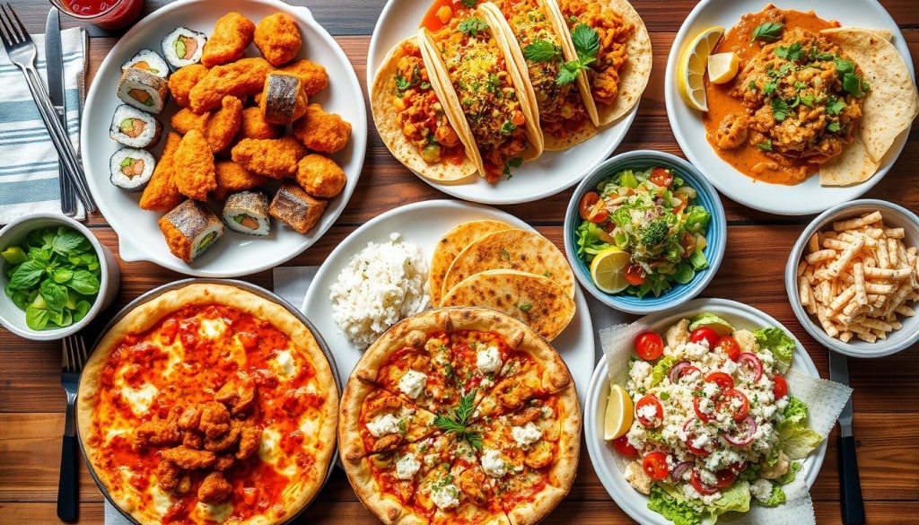 popular take out menu items