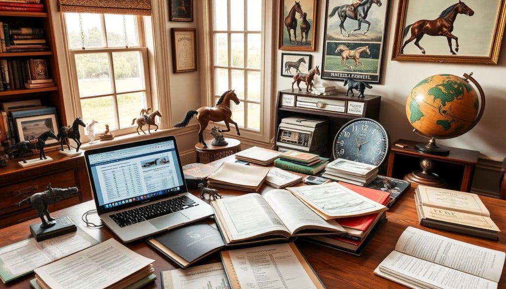 researching racehorses