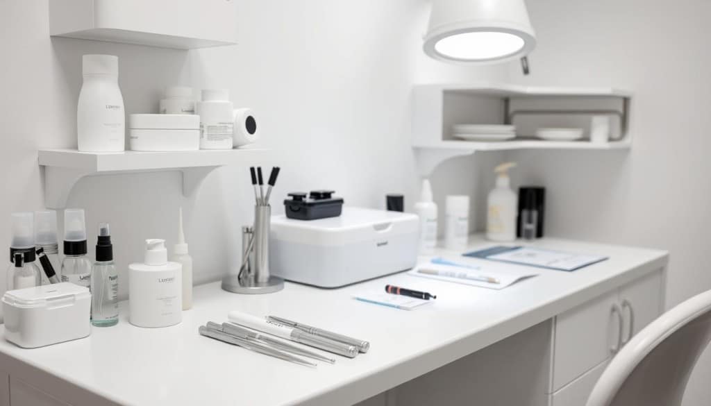 sanitary procedures in permanent makeup