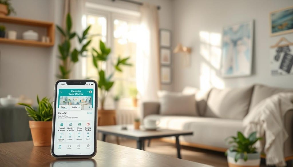 scheduling home cleaning